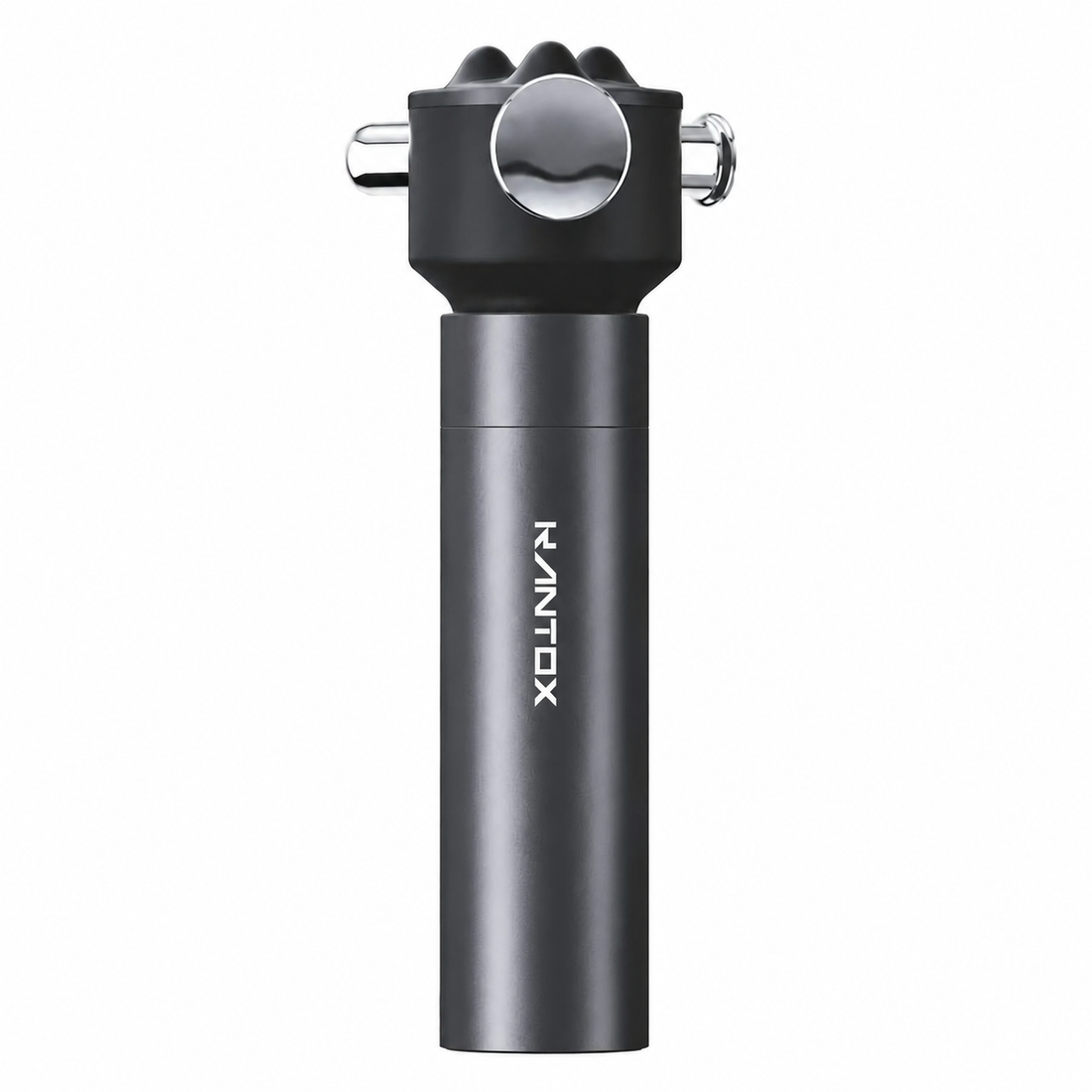 Black bicycle pump with 'KANTOX' branding on a white background